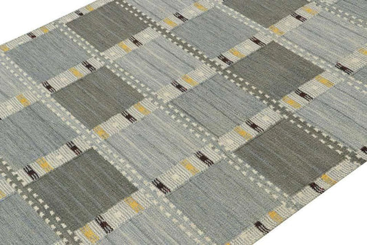 Anna Greta Sjoqvist Flatweave Carpet – Handwoven Wool Rug in Soft Greys | Scandinavian Style